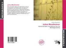 Обложка Julius Westheimer