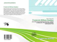 Portada del libro de Frederick William Haddon