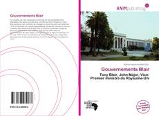 Couverture de Gouvernements Blair