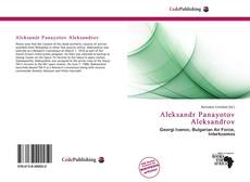 Capa do livro de Aleksandr Panayotov Aleksandrov 