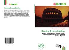 Caecina Decius Basilius kitap kapağı