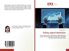 Buchcover von Safety signal detection