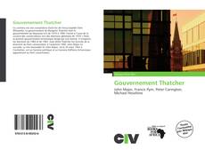 Gouvernement Thatcher kitap kapağı