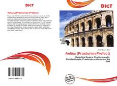 Aetius (Praetorian Prefect) kitap kapağı