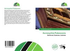 Copertina di Acronychia Pubescens