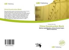 Bookcover of China Construction Bank