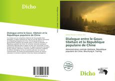 Capa do livro de Dialogue entre le Gouv. tibétain et la République populaire de Chine 