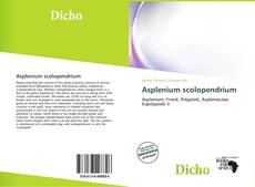 Capa do livro de Asplenium scolopendrium 