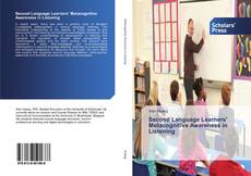 Buchcover von Second Language Learners' Metacognitive Awareness in Listening