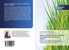 Effect of IFAD VCDP on welfare of smallholder farmers in Nigeria kitap kapağı