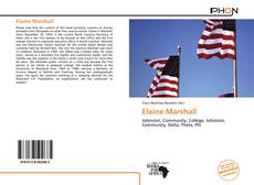 Bookcover of Elaine Marshall