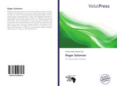 Roger Soloman kitap kapağı