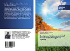 Buchcover von Design and Implementation of Reservation Management System