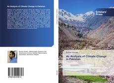 Capa do livro de An Analysis of Climate Change in Pakistan 