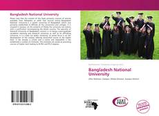 Bookcover of Bangladesh National University