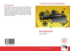 Anii (Sprache) kitap kapağı