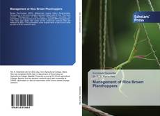 Buchcover von Management of Rice Brown Planthoppers