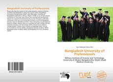 Buchcover von Bangladesh University of Professionals