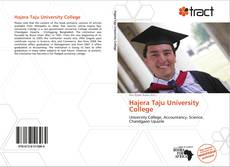 Bookcover of Hajera Taju University College