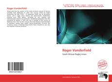 Roger Vanderfield kitap kapağı