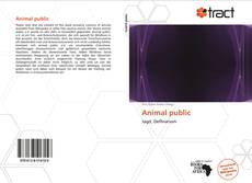 Bookcover of Animal public