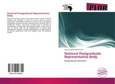 National Postgraduate Representative Body的封面