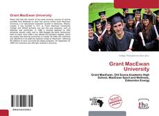 Grant MacEwan University kitap kapağı