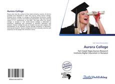 Bookcover of Aurora College