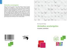 Bookcover of Anisodus acutangulus