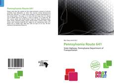 Capa do livro de Pennsylvania Route 641 