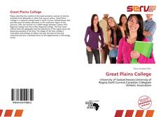 Bookcover of Great Plains College