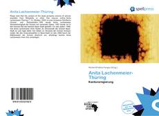 Buchcover von Anita Lachenmeier-Thüring