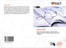 Portada del libro de Jann Carl