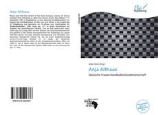 Portada del libro de Anja Althaus