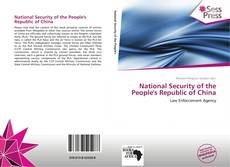 Portada del libro de National Security of the People's Republic of China