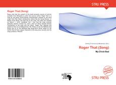 Bookcover of Roger That (Song)