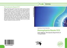 Bookcover of Pennsylvania Route 915