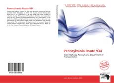 Pennsylvania Route 934 kitap kapağı