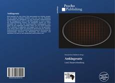 Buchcover von Anklagesatz