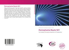 Bookcover of Pennsylvania Route 921