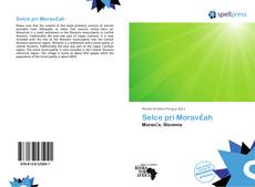 Buchcover von Selce pri Moravčah