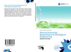 Buchcover von Selcuk University Department of Geological Engineering