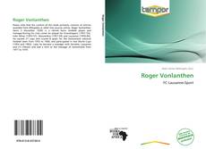 Portada del libro de Roger Vonlanthen