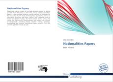 Bookcover of Nationalities Papers