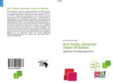 Capa do livro de Ann Taylor, Baroness Taylor of Bolton 