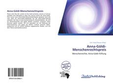 Capa do livro de Anna-Göldi-Menschenrechtspreis 