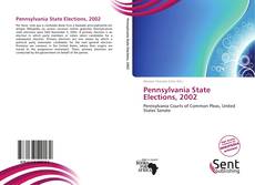 Capa do livro de Pennsylvania State Elections, 2002 