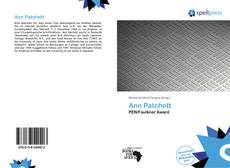 Bookcover of Ann Patchett