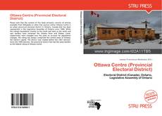 Ottawa Centre (Provincial Electoral District)的封面