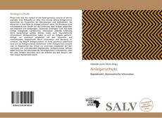 Bookcover of Anlegerschutz